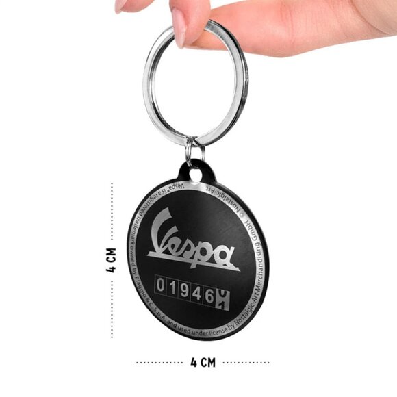 2/$12 Nostalgic Art Retro Vespa - Speedometer Keyring - Picture 4 of 10